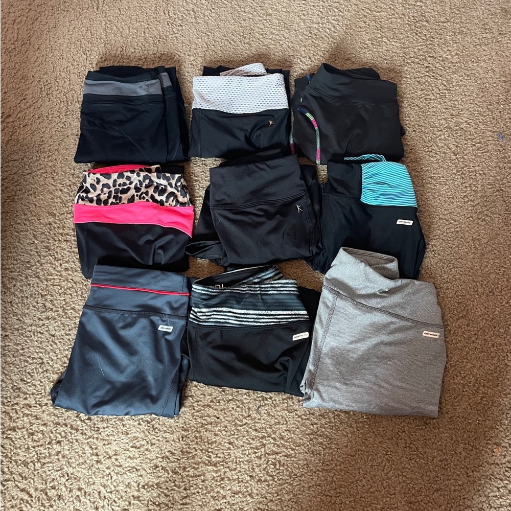 9 jogger capri pants